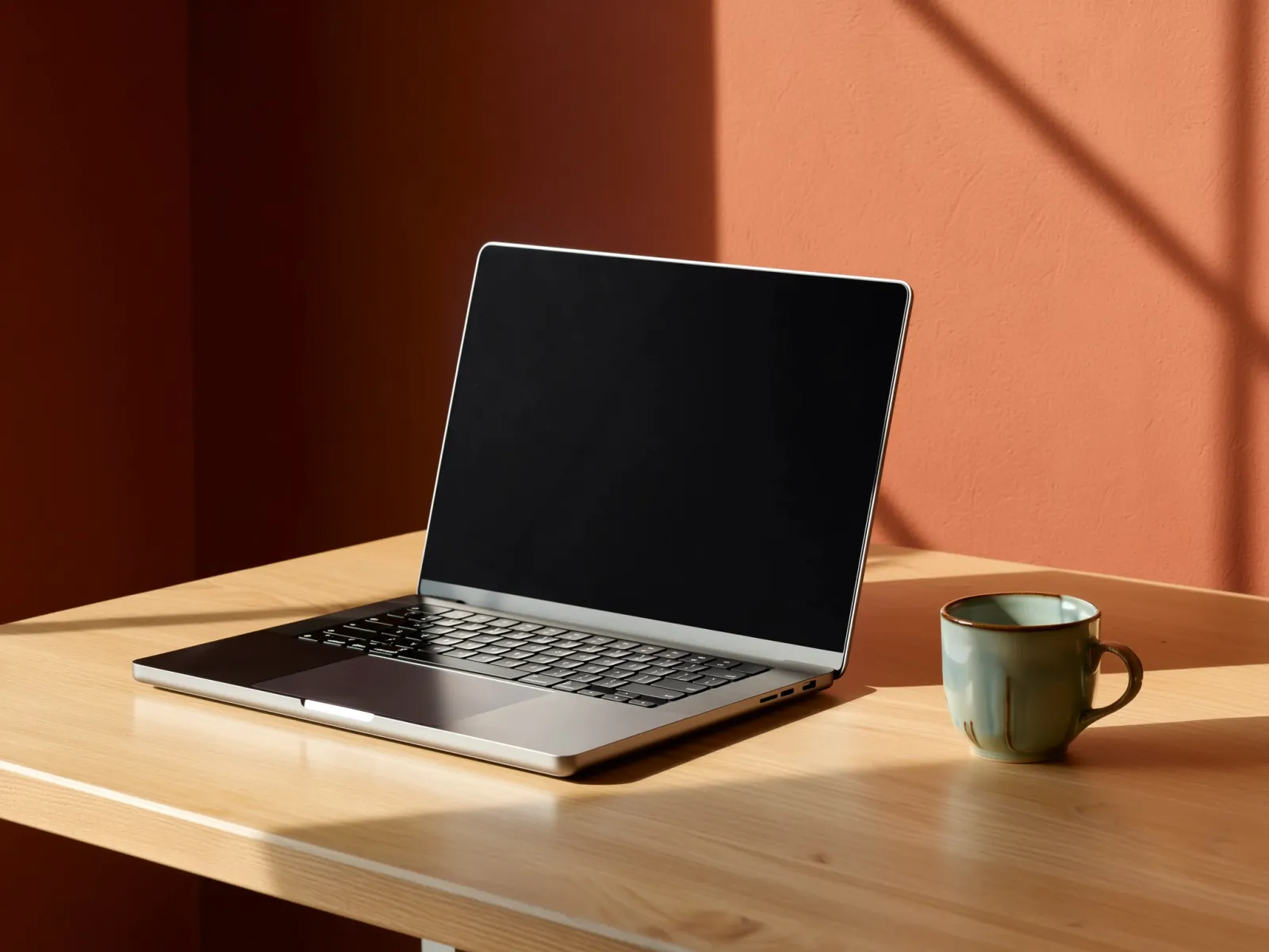 A calm workspace — Gridwork runs quietly in the background
